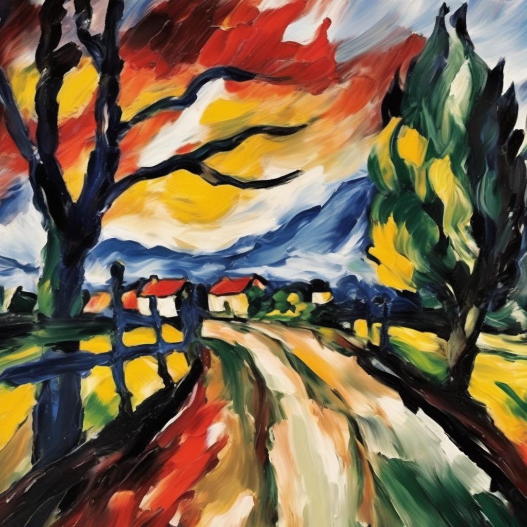 Ο ύφος και η τεχνική του Maurice de Vlaminck